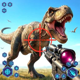 Dino Hunter Wild Shooting Game 图标